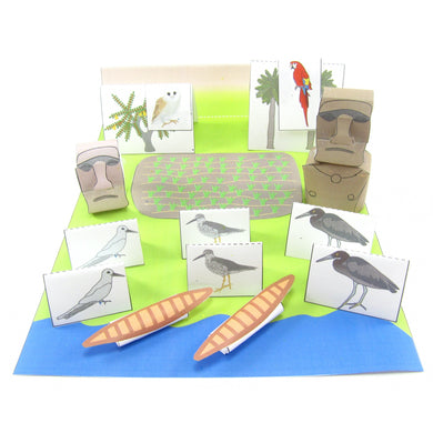 easter island origami organelle