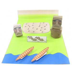 easter island origami organelle